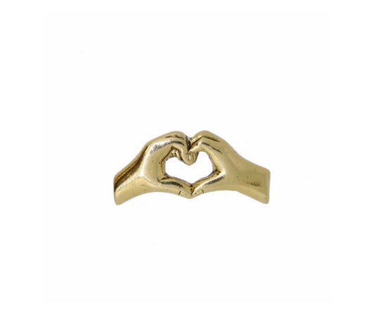 Heart Hands Pin
